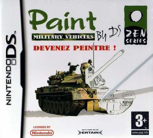 Paint By DS - Military Vehicles (Zen Series) (Europe) Game Cover